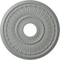 Ekena Millwork Melonie Ceiling Medallion (Fits Canopies up to 6 3/8"), 16"OD x 3 5/8"ID x 3/4"P, Primed White CM16ML - alternate 1